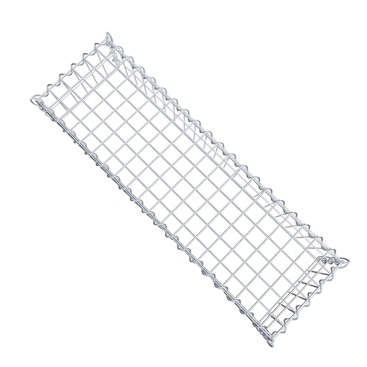 Gavión complementario tipo 3 100 cm x 20 cm x 30 cm (L x A x P), malla 5 cm x 10 cm, espiral
