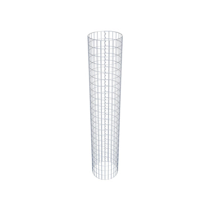 Gabionsøjle ca. 42 cm diameter, 230 cm højde, maskestørrelse 5 cm x 10 cm