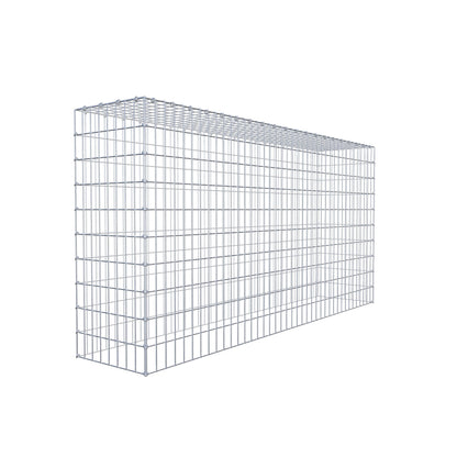 Mounted gabion type 3 200 cm x 100 cm x 40 cm (L x H x D), mesh size 5 cm x 10 cm, C-ring