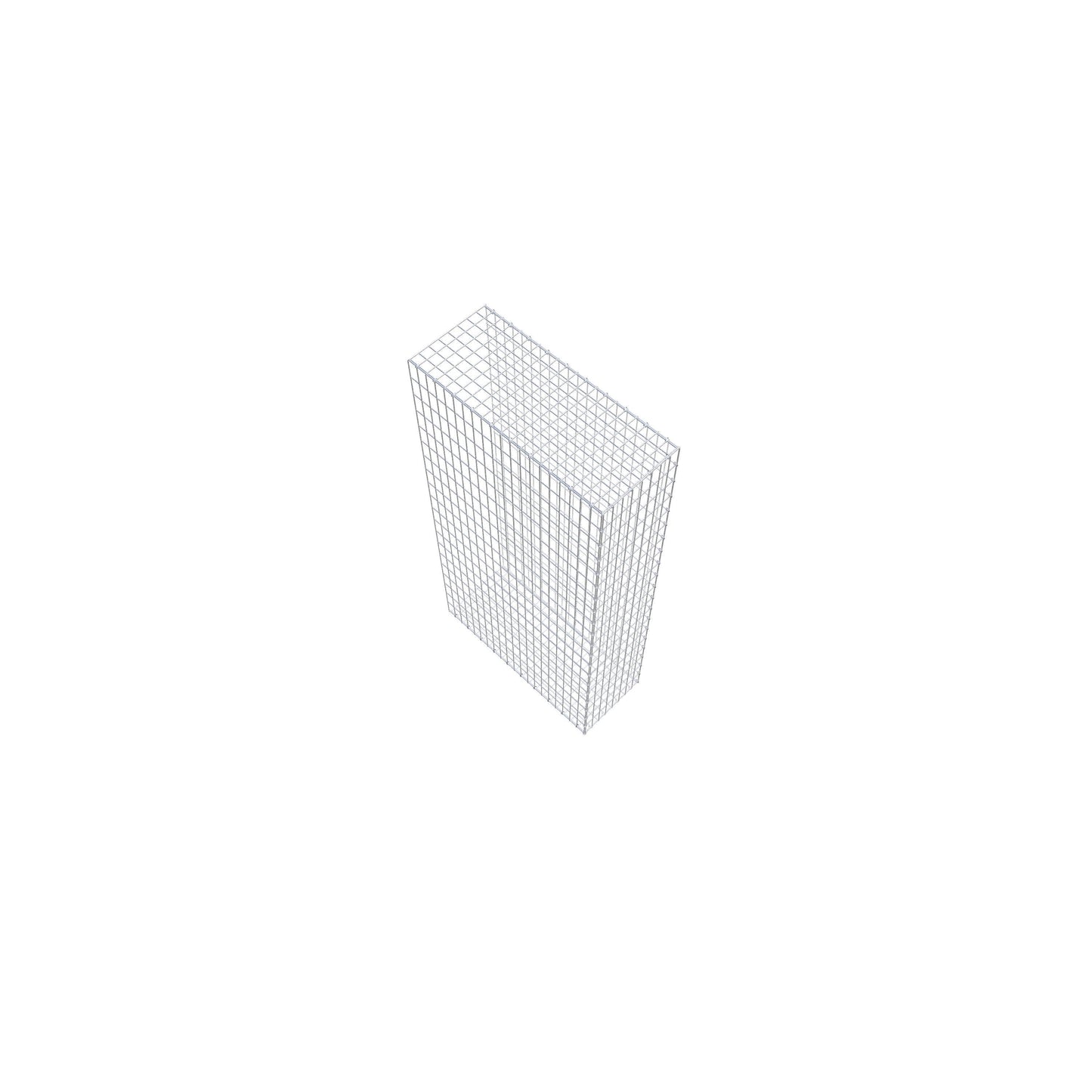 Monteret gabion type 2 200 cm x 100 cm x 40 cm, maskestørrelse 5 cm x 10 cm, C-ring