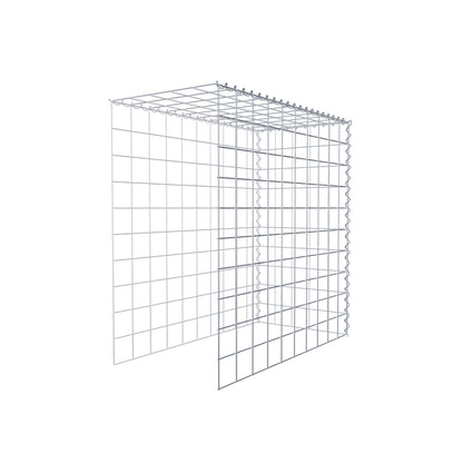 Add-on schanskorf type 4 100 cm x 100 cm x 50 cm (L x H x D), maaswijdte 10 cm x 10 cm, spiraal