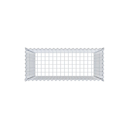 Add-on schanskorf type 3 100 cm x 100 cm x 40 cm (L x H x D), maaswijdte 5 cm x 5 cm, spiraalvormig