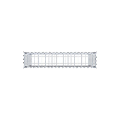 Gabion 100 cm x 80 cm x 20 cm (L x H x D), mesh size 5 cm x 5 cm, spiral