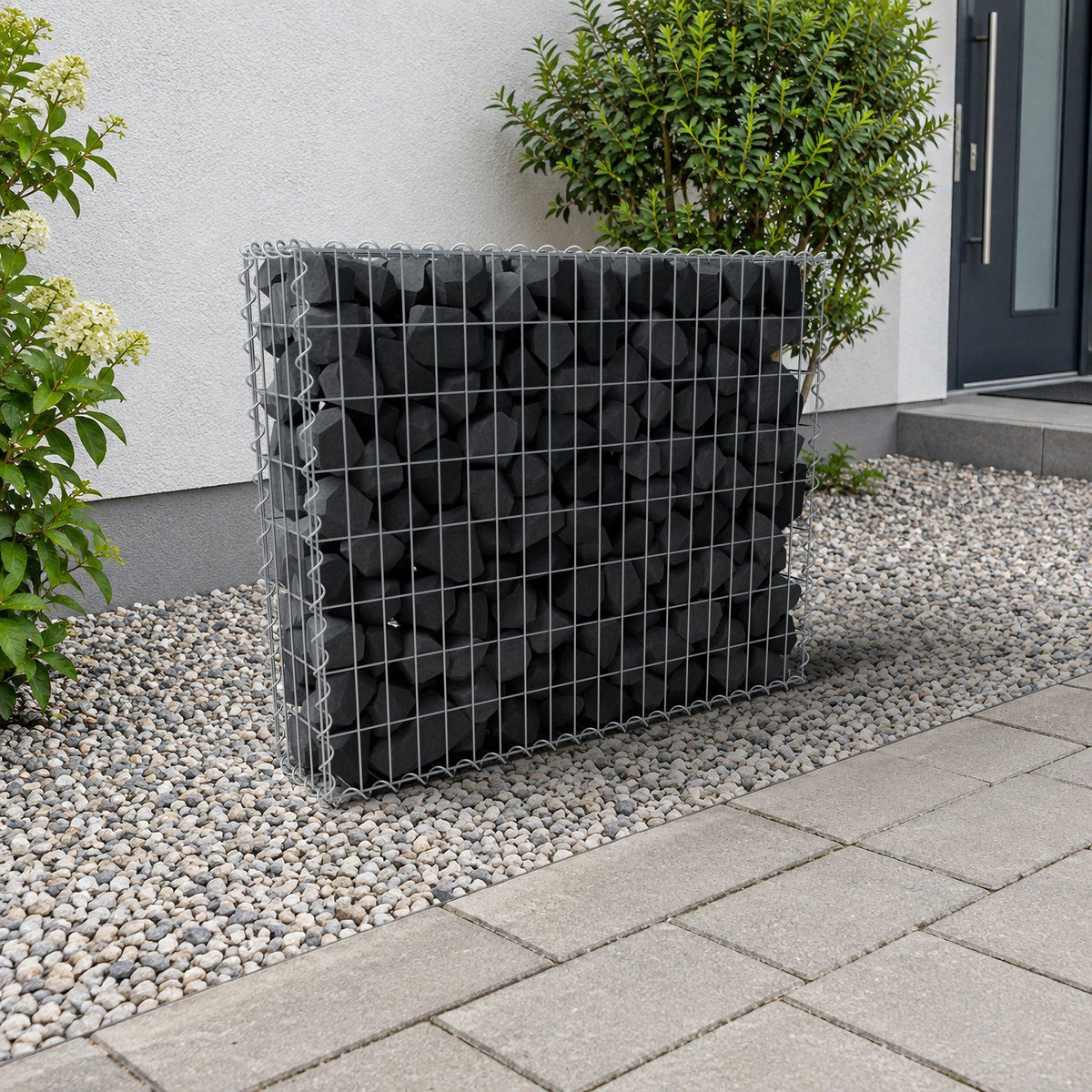 Gabion 100 cm x 80 cm x 20 cm (L x H x P), mailles 5 cm x 10 cm, spirale