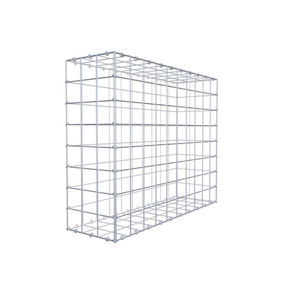 Gabbione 100 cm x 80 cm x 30 cm (L x H x P), maglia 10 cm x 10 cm, anello a C