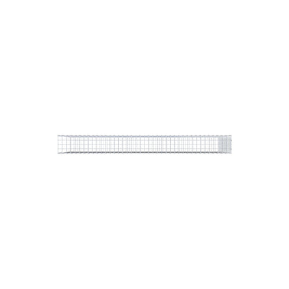 Mounted gabion type 2 200 cm x 100 cm x 20 cm (L x H x D), mesh size 5 cm x 5 cm, C-ring