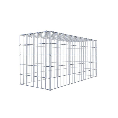 Gabbione aggiuntivo di tipo 3 100 cm x 50 cm x 40 cm (L x H x P), maglia 5 cm x 10 cm, anello a C