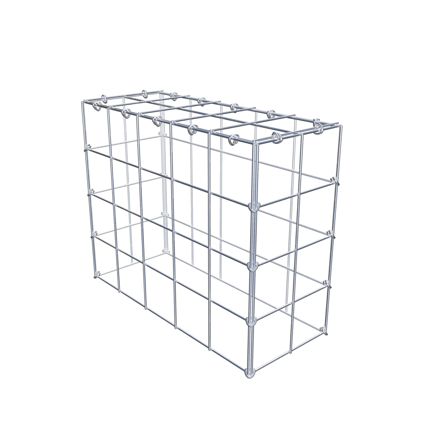Fourche rapportée type 3 50 cm x 40 cm x 20 cm (L x H x P), mailles 10 cm x 10 cm, anneau C