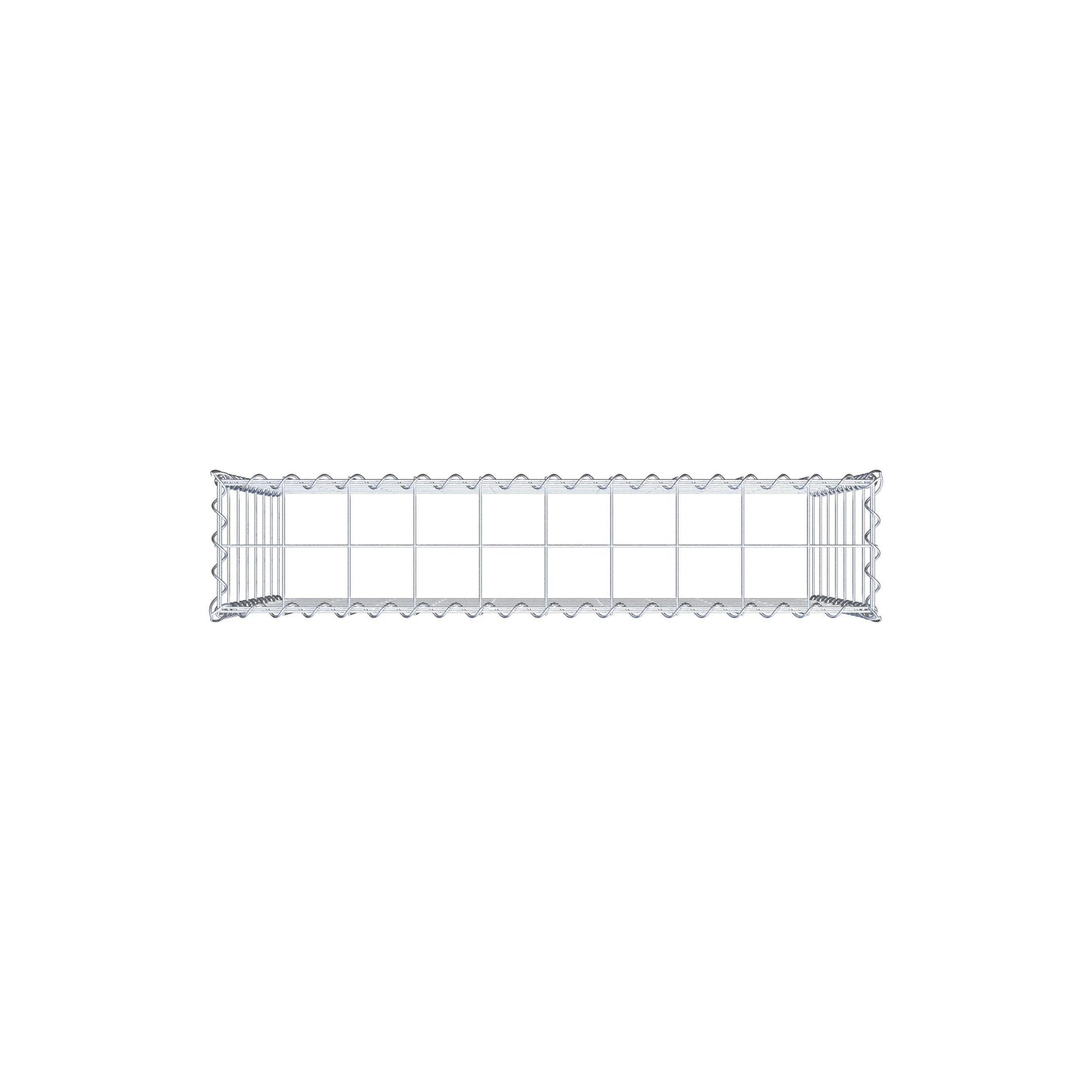 Anbaugabione Typ 3 100 cm x 70 cm x 20 cm (L x H x T), Maschenweite 10 cm x 10 cm, Spirale