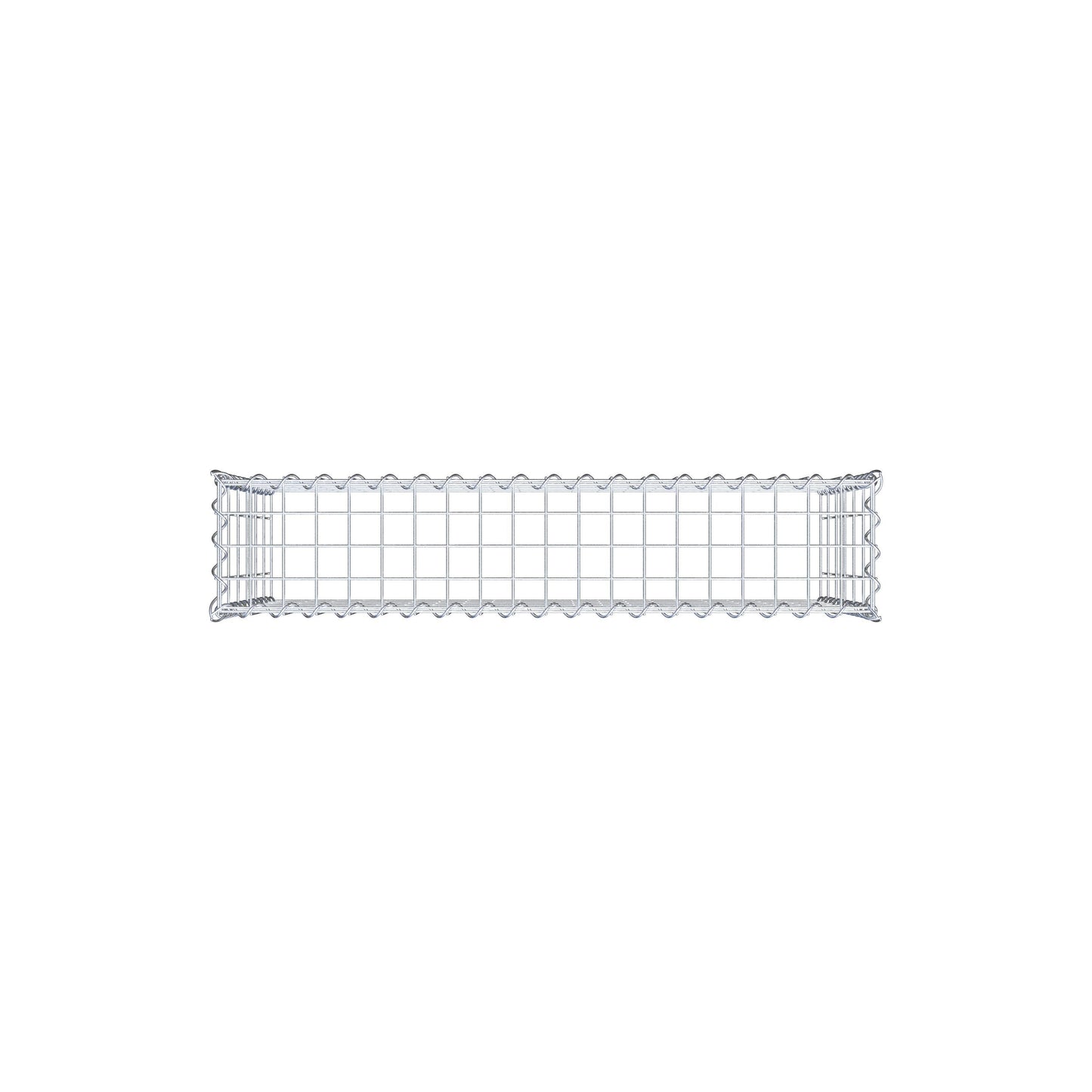 Add-on schanskorf type 3 100 cm x 60 cm x 20 cm (L x H x D), maaswijdte 5 cm x 10 cm, spiraalvormig