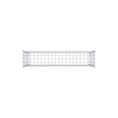 Add-on schanskorf type 3 100 cm x 60 cm x 20 cm (L x H x D), maaswijdte 5 cm x 10 cm, spiraalvormig