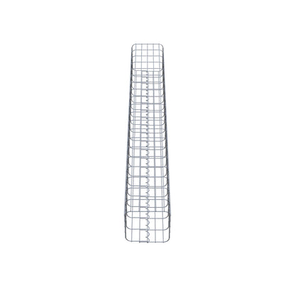Colonne en gabion 200 x 27 x 27 cm – Structure préfabriquée en acier galvanisé – Qualité GABIONA® Made in Germany