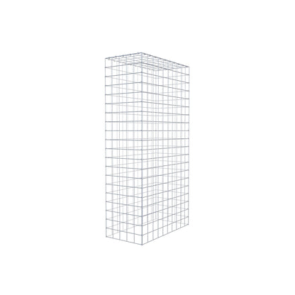 Monteret gabion type 3 200 cm x 100 cm x 50 cm (L x H x D), maskestørrelse 10 cm x 10 cm, C-ring