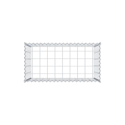 Anbaugabione Typ 3 100 cm x 60 cm x 50 cm (L x H x T), Maschenweite 10 cm x 10 cm, Spirale
