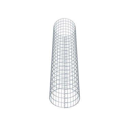 Gabionpelare rund 47 cm diameter, 200 cm höjd, maskstorlek 5 cm x 10 cm