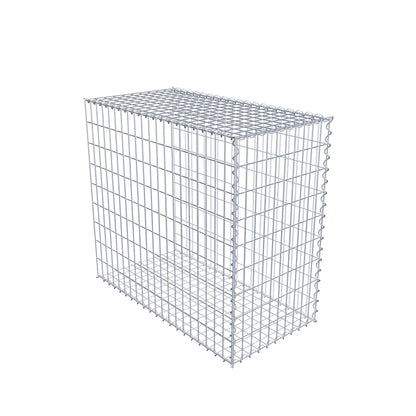 Udvokset gabion type 2 100 cm x 90 cm x 50 cm (L x H x D), maskestørrelse 5 cm x 10 cm, spiral