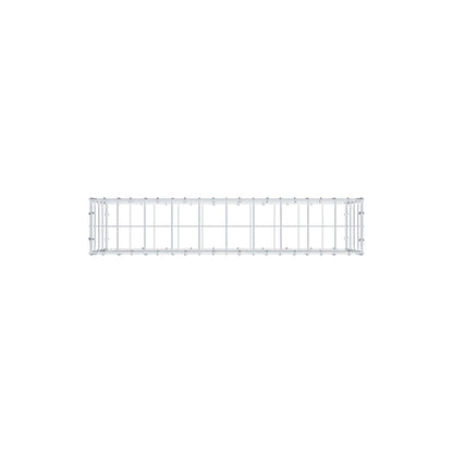 Gabbione 100 cm x 40 cm x 20 cm (L x H x P), maglia 10 cm x 10 cm, anello a C