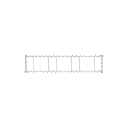Opvokset gabion type 3 100 cm x 20 cm x 20 cm (L x H x D), maskestørrelse 10 cm x 10 cm, spiral