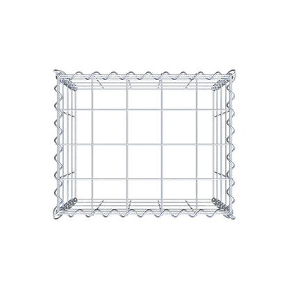 Gavión adicional tipo 3 50 cm x 40 cm x 40 cm (L x A x P), malla 10 cm x 10 cm, en espiral