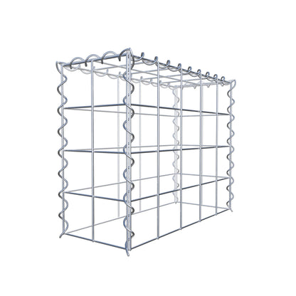 Opvokset gabion type 3 50 cm x 40 cm x 20 cm (L x H x D), maskestørrelse 10 cm x 10 cm, spiral
