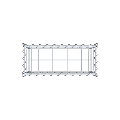 Opvokset gabion type 3 50 cm x 40 cm x 20 cm (L x H x D), maskestørrelse 10 cm x 10 cm, spiral