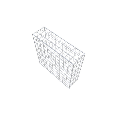 Gabbione 100 cm x 100 cm x 30 cm (L x H x P), maglia 10 cm x 10 cm, anello a C
