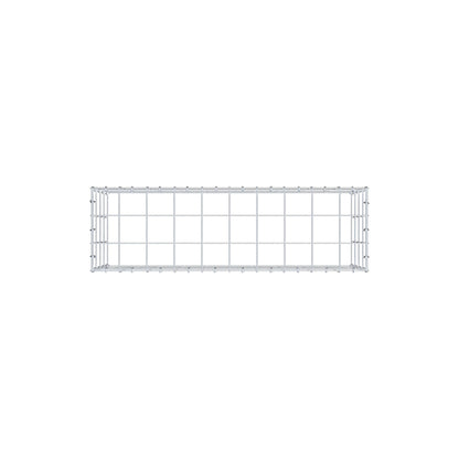 Anbaugabione Typ 3 100 cm x 40 cm x 30 cm (L x H x T), Maschenweite 10 cm x 10 cm, C-Ring