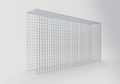 Gabbione aggiuntivo tipo 4 200 cm x 100 cm x 30 cm (L x H x P), dimensione maglia 5 cm x 5 cm, a spirale