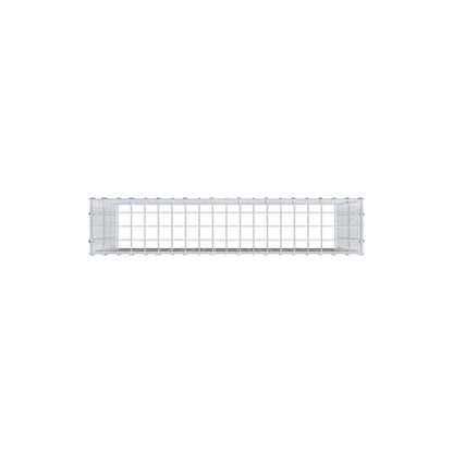 Monteret gabion type 3 100 cm x 70 cm x 20 cm (L x H x D), maskestørrelse 5 cm x 5 cm, C-ring