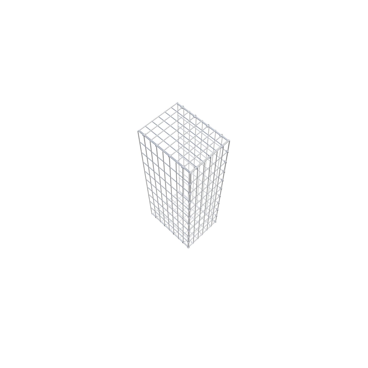 Fourche rapportée type 2 100 cm x 40 cm x 30 cm, mailles 5 cm x 10 cm, anneau en C