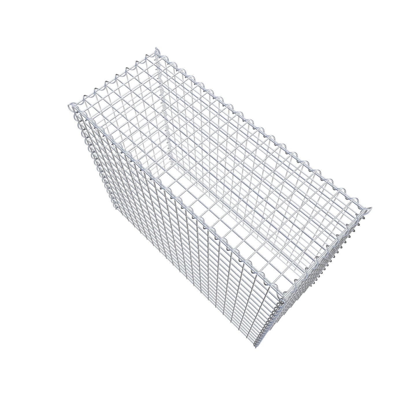 Grown-on gabion type 3 100 cm x 80 cm x 40 cm (L x H x D), mesh size 5 cm x 5 cm, spiral