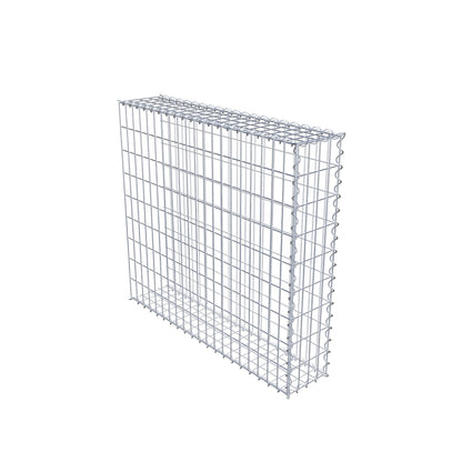 Extra gabion typ 2 100 cm x 90 cm x 20 cm (L x H x D), maskstorlek 5 cm x 10 cm, spiral