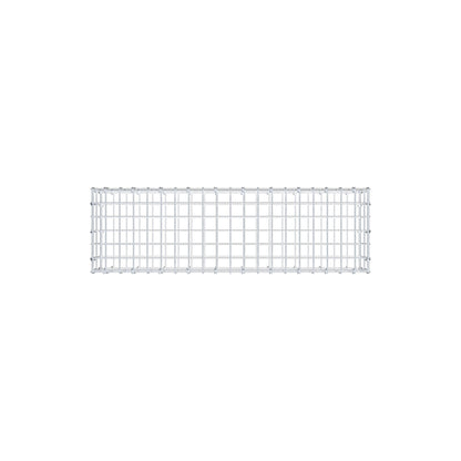 Gavión 100 cm x 20 cm x 30 cm (L x A x P), malla 5 cm x 10 cm, anillo en C