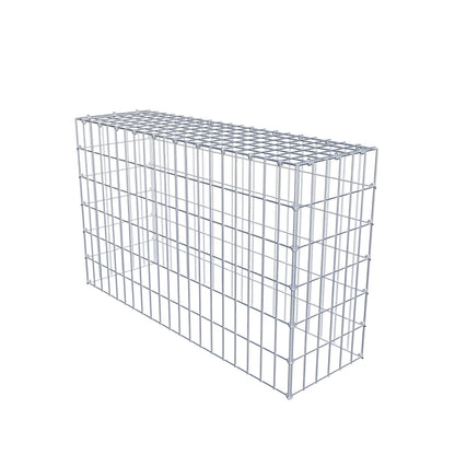Gabbione aggiuntivo di tipo 3 100 cm x 60 cm x 30 cm (L x H x P), maglia 5 cm x 10 cm, anello a C