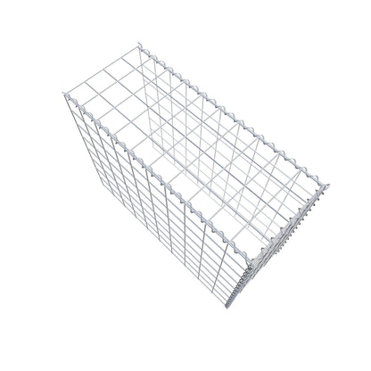 Gabion rapporté type 4 100 cm x 80 cm x 40 cm (L x H x P), mailles 10 cm x 10 cm, spirale