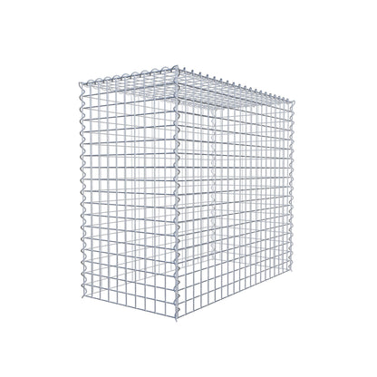 Extra gabion typ 3 100 cm x 90 cm x 50 cm (L x H x D), maskstorlek 5 cm x 5 cm, spiral