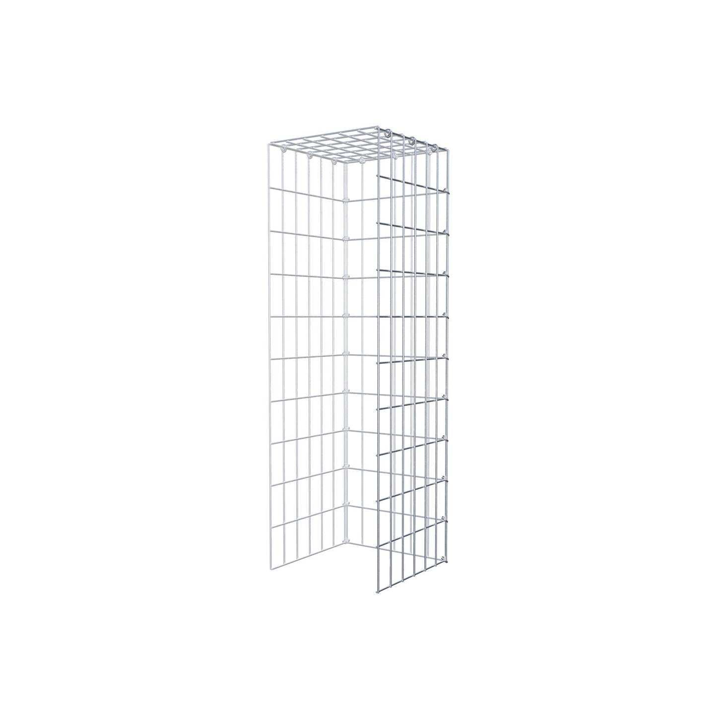Fourche rapportée type 4 100 cm x 30 cm x 30 cm (L x H x P), mailles 5 cm x 10 cm, anneau C