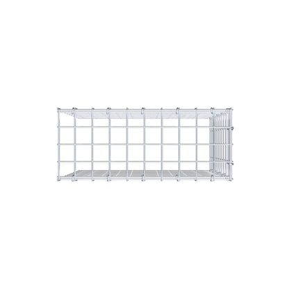 Gabbione aggiuntivo tipo 4 50 cm x 50 cm x 20 cm (L x A x P), maglia 5 cm x 5 cm, anello a C