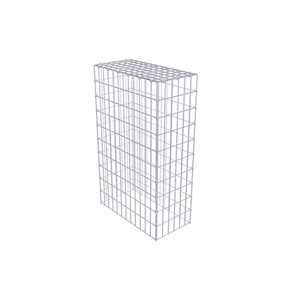 Gabbione aggiuntivo di tipo 3 100 cm x 60 cm x 30 cm (L x H x P), maglia 5 cm x 10 cm, anello a C