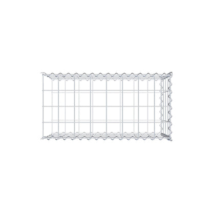 Gavión complementario tipo 2 80 cm x 40 cm x 40 cm (L x A x P), malla 10 cm x 10 cm, espiral