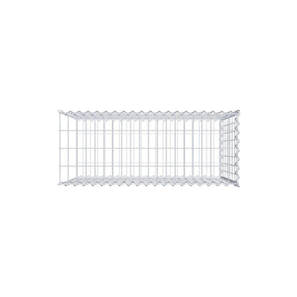 Add-on schanskorf type 2 100 cm x 70 cm x 40 cm (L x H x D), maaswijdte 5 cm x 10 cm, spiraalvormig