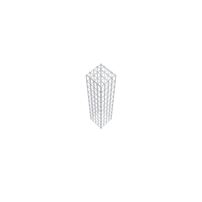 Typ 3 påbyggnadsgabion 100 cm x 20 cm x 20 cm (L x H x D), maskstorlek 5 cm x 10 cm, C-ring