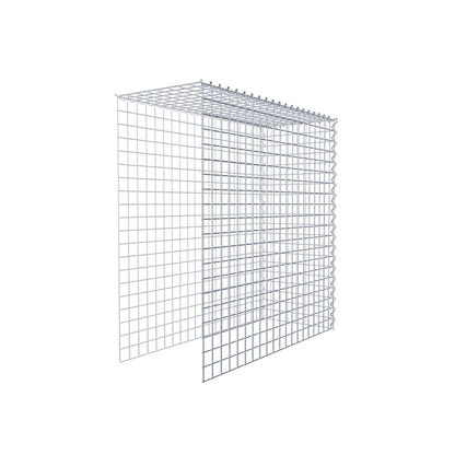 Gabion rapporté type 4 100 cm x 100 cm x 40 cm (L x H x P), mailles 5 cm x 5 cm, spirale