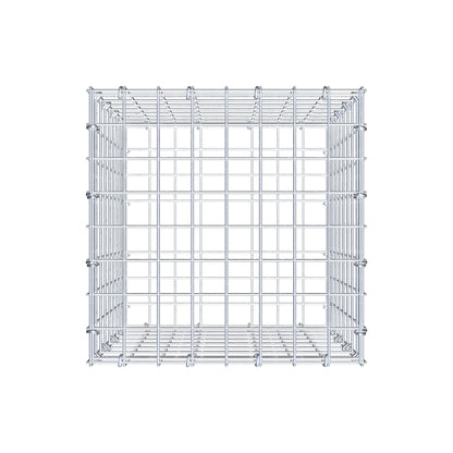 Gabion 40 cm x 40 cm x 40 cm (L x H x D), maskestørrelse 5 cm x 5 cm, C-ring