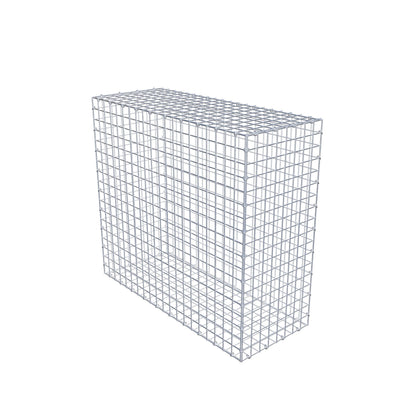 Gabion 100 cm x 90 cm x 40 cm (L x H x D), maskestørrelse 5 cm x 5 cm, C-ring