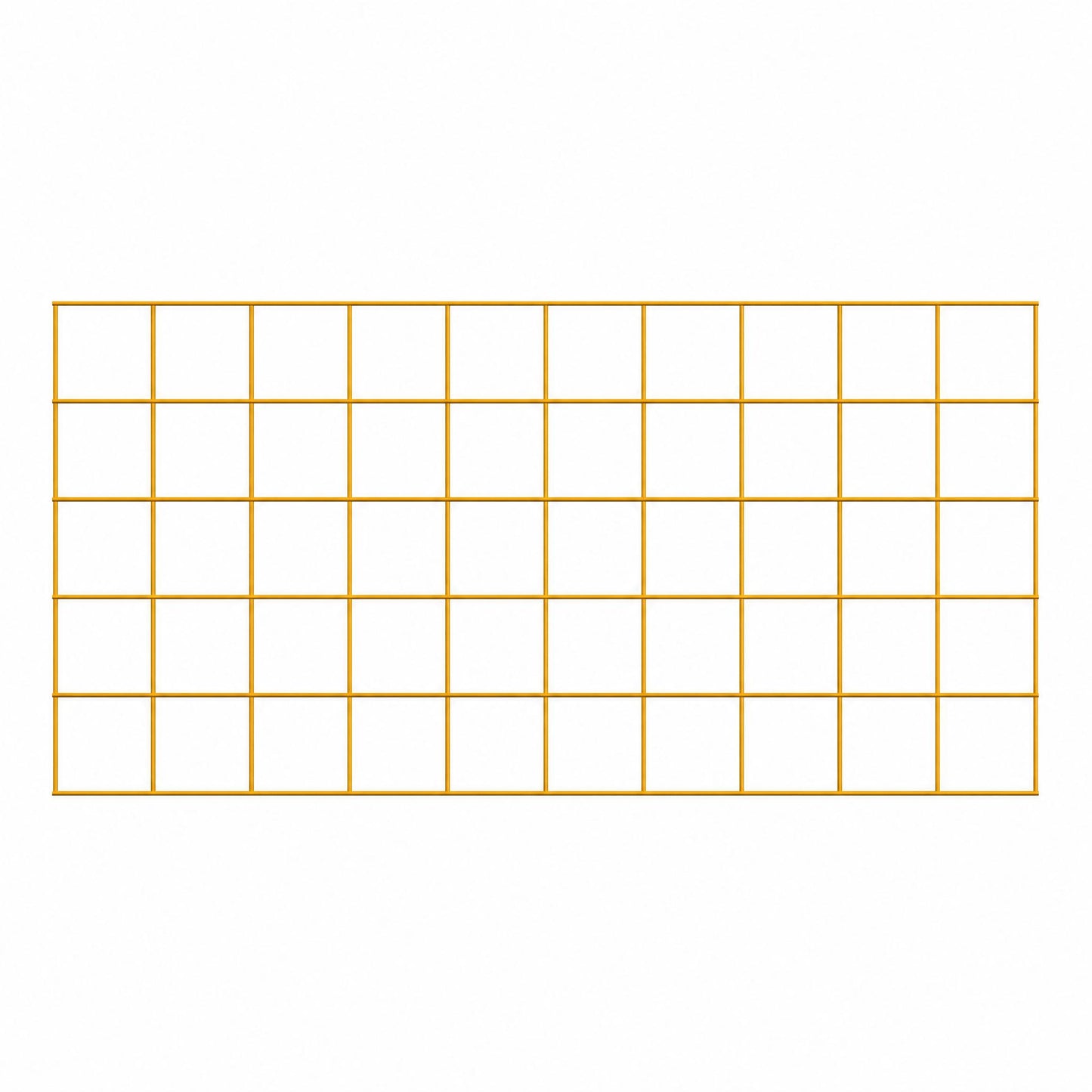 Dekogitter 100 x 50 cm , Maschenweite 10 x 10 cm, Maisgelb RAL 1006