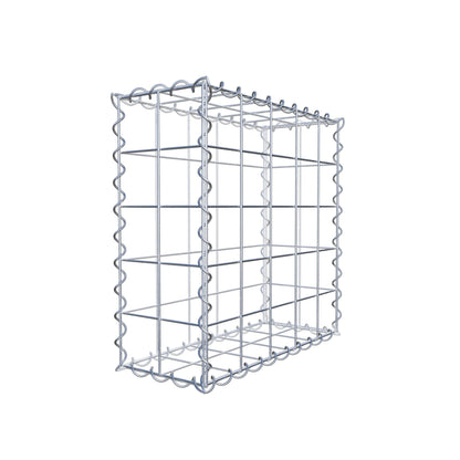 Gabion 50 cm x 50 cm x 20 cm (L x H x P), mailles 10 cm x 10 cm, spirale