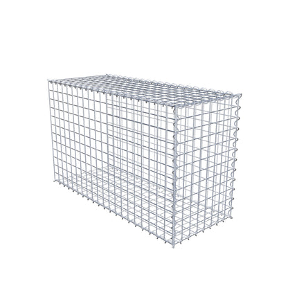 Gavión complementario tipo 2 100 cm x 60 cm x 40 cm (L x A x P), malla 5 cm x 5 cm, espiral