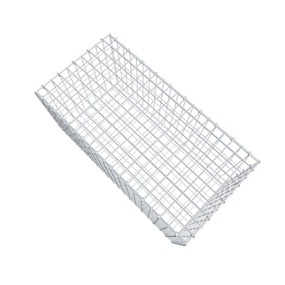 Gabion 100 cm x 50 cm x 50 cm (L x H x D), maskestørrelse 5 cm x 10 cm, C-ring