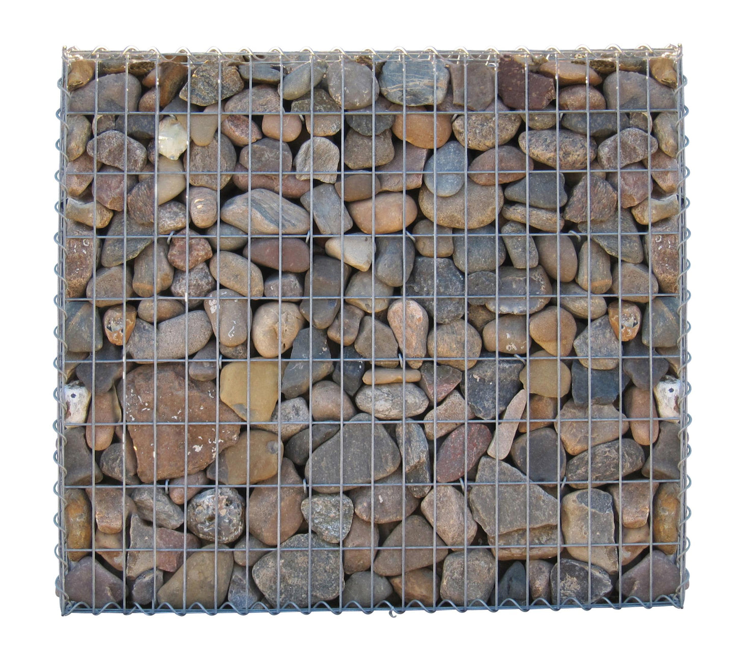 Gabbione 100 cm x 90 cm x 30 cm (L x H x P), maglia 5 cm x 10 cm, spirale